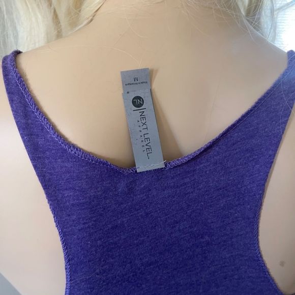 FIFTH SUN Cardio Is Hardio Racerback Tank Top In Purple Size Medium New - Picture 7 of 9
